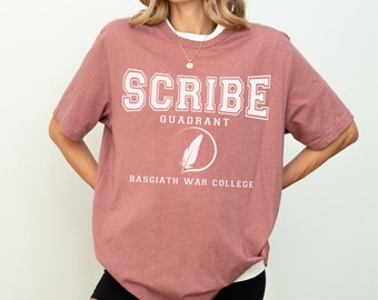 Scribe Quadrant Fourth Wing Shirt, Officially Licensed Fourth Wing Merch, War College Crewneck, Rebecca Yarros, Iron Flame Sweatshirt