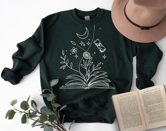 Fantasy Book Sweatshirt Book Lover Gift Bookish Sweatshirt