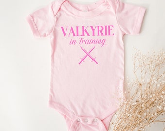 Valkyrie in Training Baby Bodysuit, ACOTAR Bookish Gift