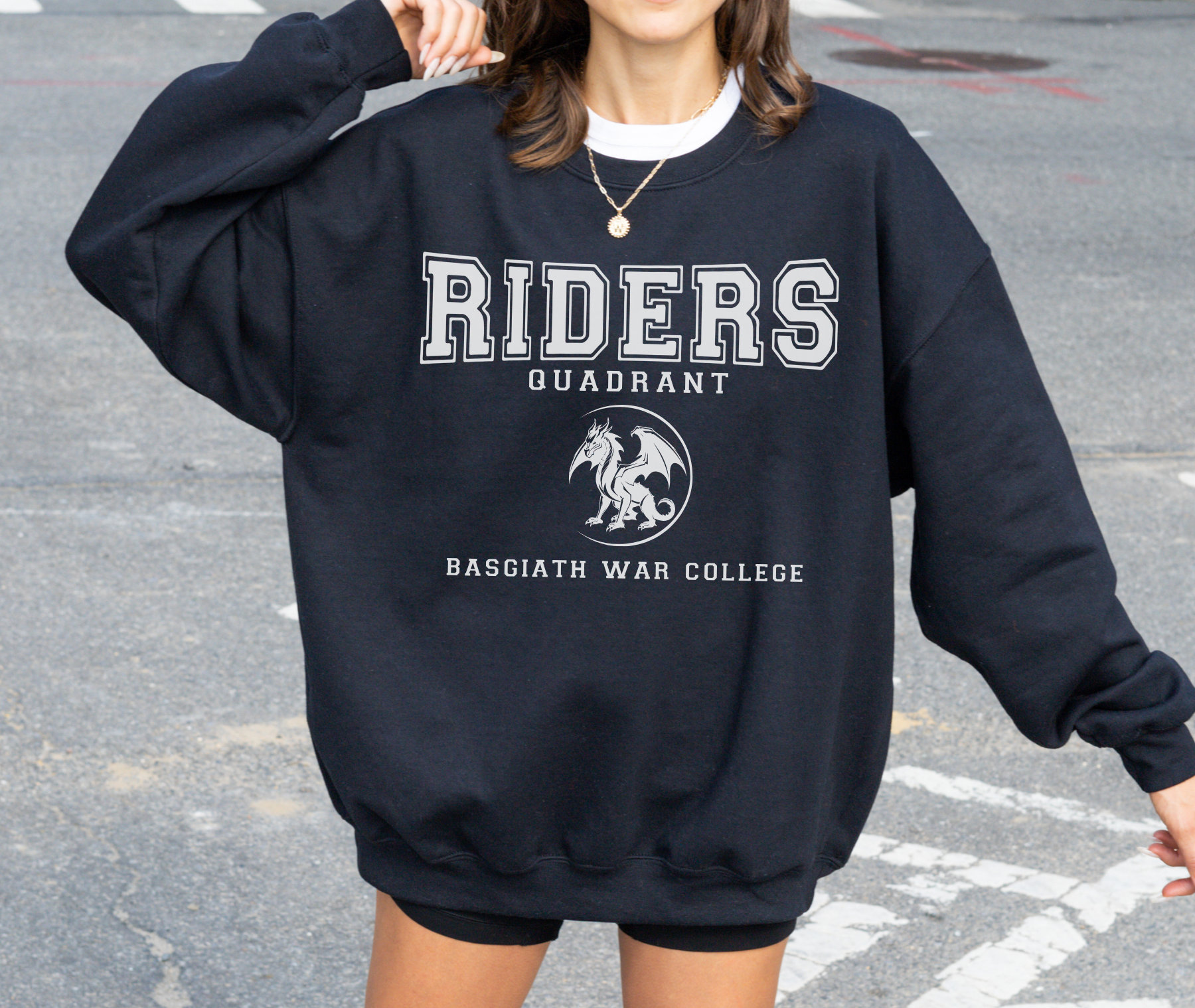 Sweatshirt Riders Riders Quadrant Fourth Wing Shirt, Officially Licensed Fourth Wing ...