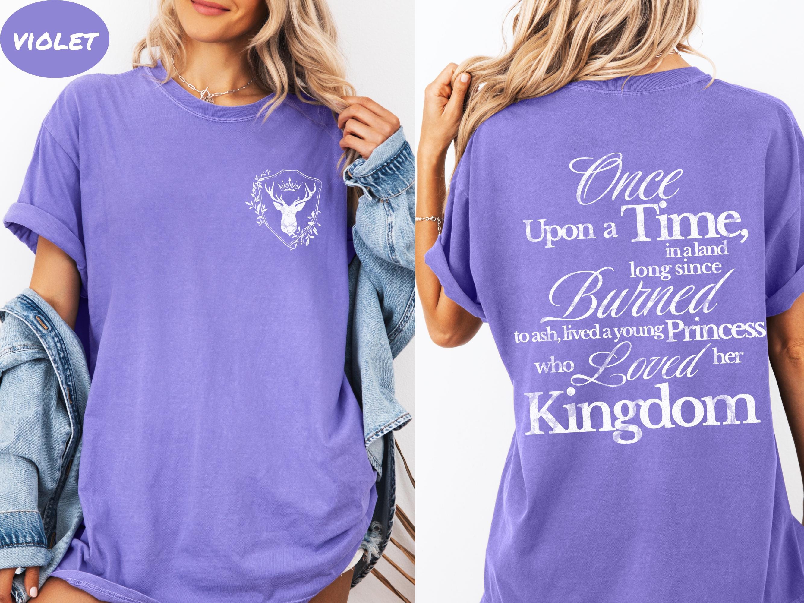 Once Upon a Time TOG COMFORT COLORS T-shirt Officially Licensed Sarah J ...