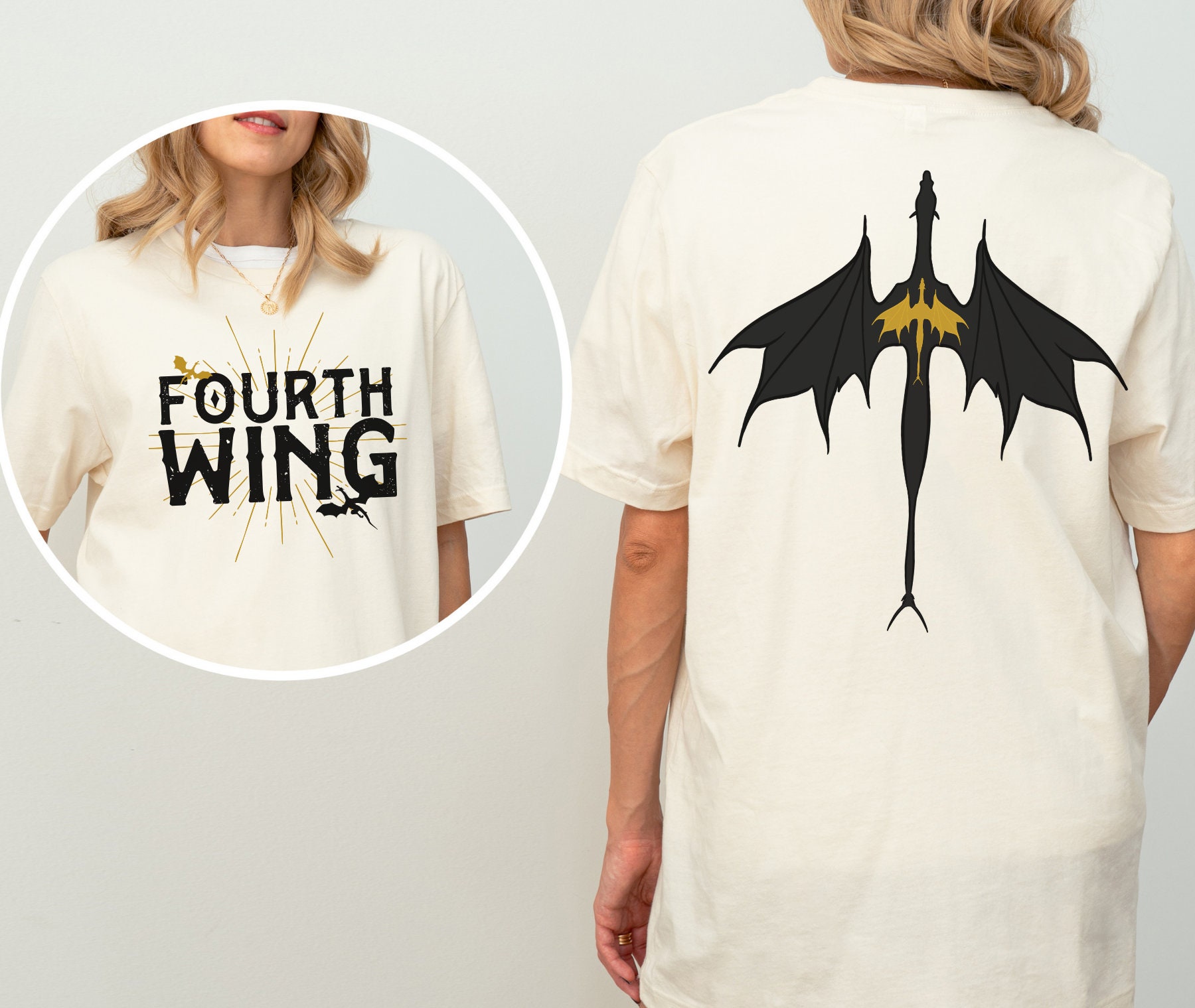 【YEGG】25ss Wings off tee Fourth Wing Shirt , Officially Licensed Fourth Wing Merch