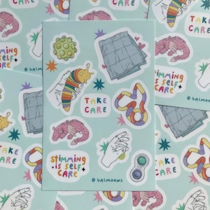 neurodiverse sticker sheet !