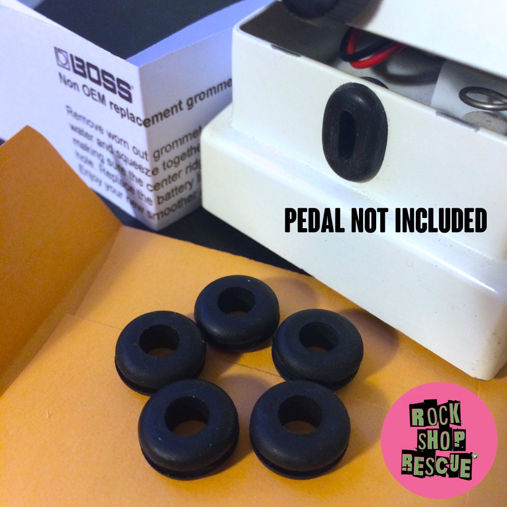 BOSS 5 Piece Guitar Pedal Grommet Oring Rubber Bushing Mod Upgrade Survival Kit DIY Etsy