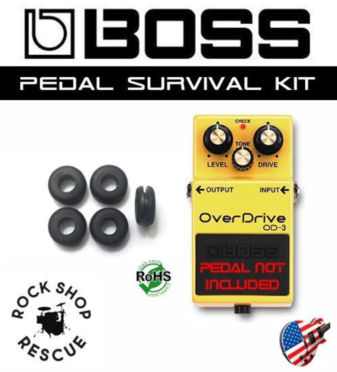 BOSS Guitar Pedal Grommet Oring Rubber Bushing Mod Upgrade Etsy