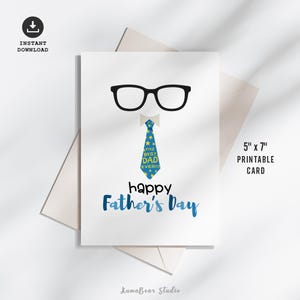 Vatertagskarte druckbare, Vatertag druckbare Grußkarte, Karte für Papa, Super Papa, beste Papa Karte Sofort-Download, Vatertagsgeschenk