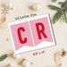 Pink Christmas Banner Garland - Printable Holiday Party Bunting Flags ...