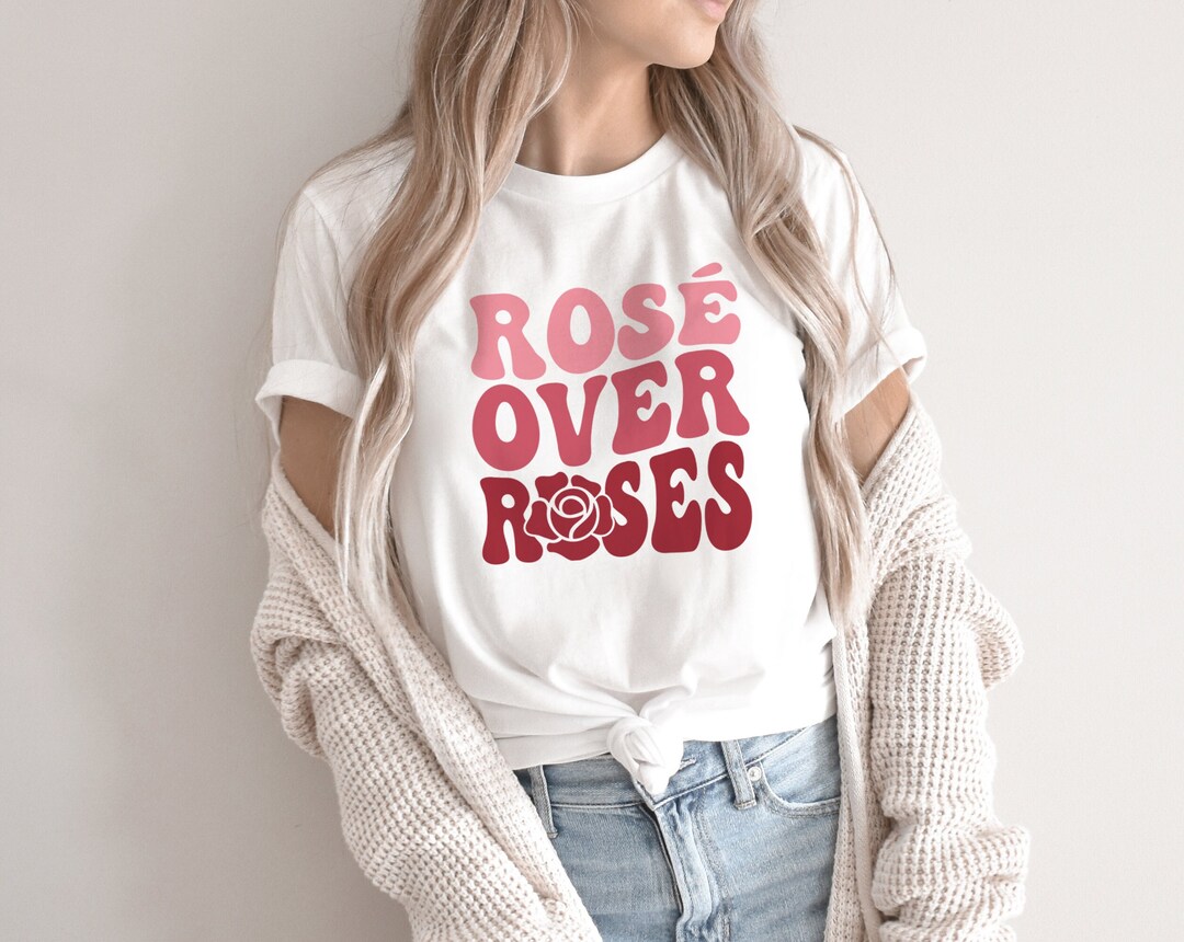 Rosé Over Roses, Valentine Sublimation, Valentines PNG, Happy Valentine ...