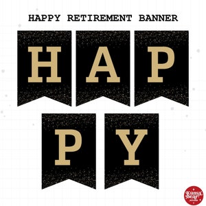 Retirement Banner Printable, Retirement Party Decor, Farewell Banner, Goodbye Party Banner ...