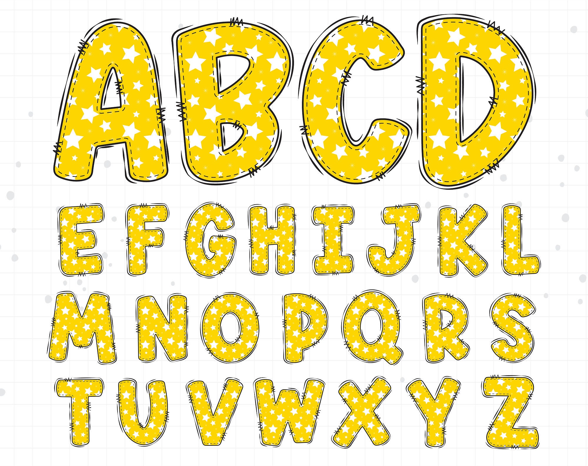 Western Cowboy Alphabet PNG Cowboy Alphabet Letters PNG Etsy
