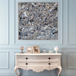 large abstract painting on canvas, modern abstract painting, extra large abstract art, contemporary art painting, oversized wall art EM19