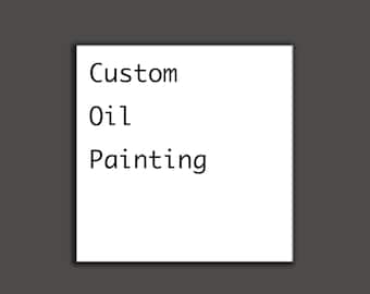 Custom Painting, size: 90x100cm, stretched painting