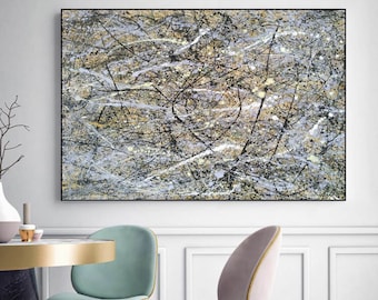 original grey painting, extra large wall art abstract artwork, large abstract canvas art, modern abstract painting, oversized wall art EM903