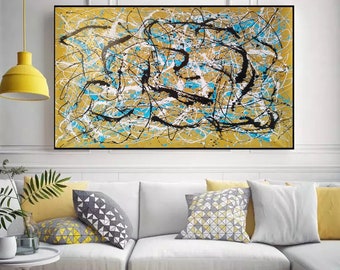 modern abstract painting original, large canvas art abstract, large acrylic painting, oversized canvas art, large painting on canvas EM956