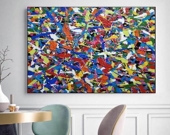 original abstract painting, oversized canvas wall art, modern abstract painting original, large acrylic painting, big canvas painting EM998