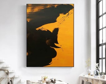 large abstract acrylic painting, modern abstract art painting, contemporary wall art, large canvas art, original paintings on canvas EM75