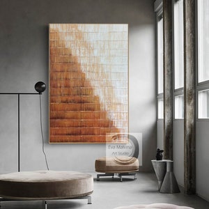 Wabi-Sabi Wall art Original Painting on Canvas Abstract Canvas Art Rich Textured Wall Art Large Canvas Wall Art Modern Painting Canvas E07