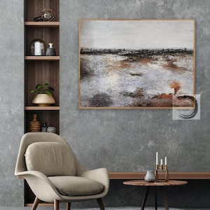 large abstract painting original artwork, textured painting abstract, extra large wall art canvas painting, oversized canvas art abstractE19