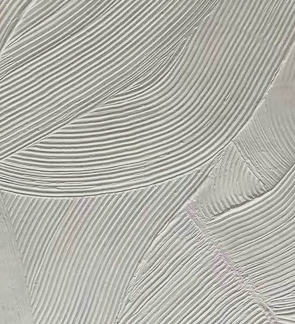 Large Abstract Canvas Art White Painting on Canvas 3D Etsy