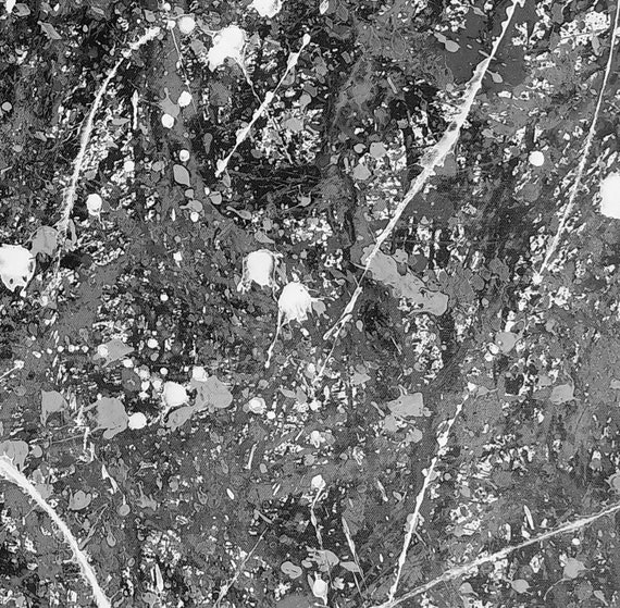 大きな抽象壁アート、オリジナルの抽象画、ジャクソン・ポロックの