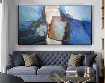 large oil painting,  modern abstract painting, large canvas wall art, oversized wall art canvas, abstract canvas art, huge wall art EM176