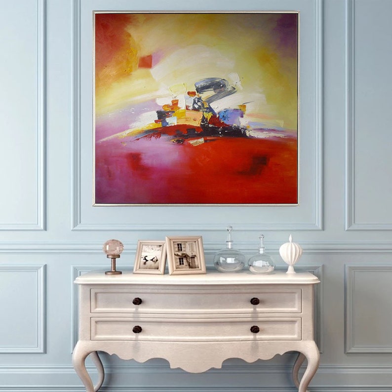 Extra Large Wall Art Large Pop Art Painting Oversized Wall Etsy