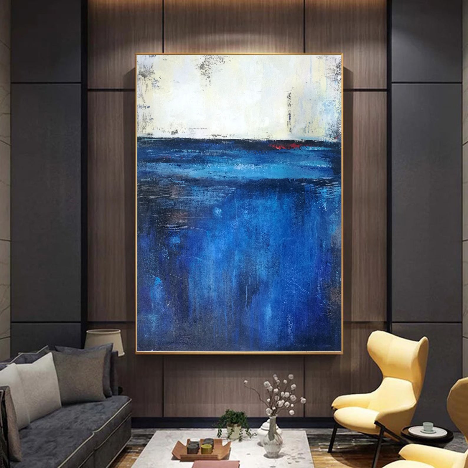 Large Abstract Canvas Wall Art Large Oil Painting Abstract | Etsy
