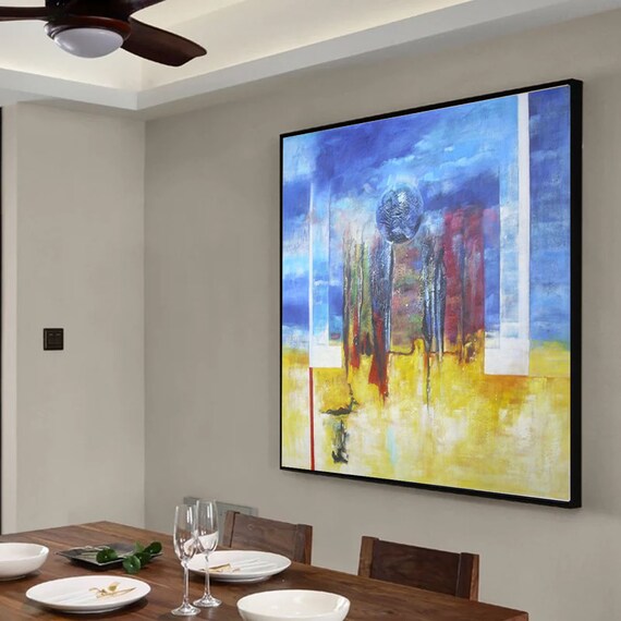 Modern Contemporary Art Large Canvas Art Modern Abstract Painting Large Wall Canvas Paintings Extra Large Wall Paintings Em116