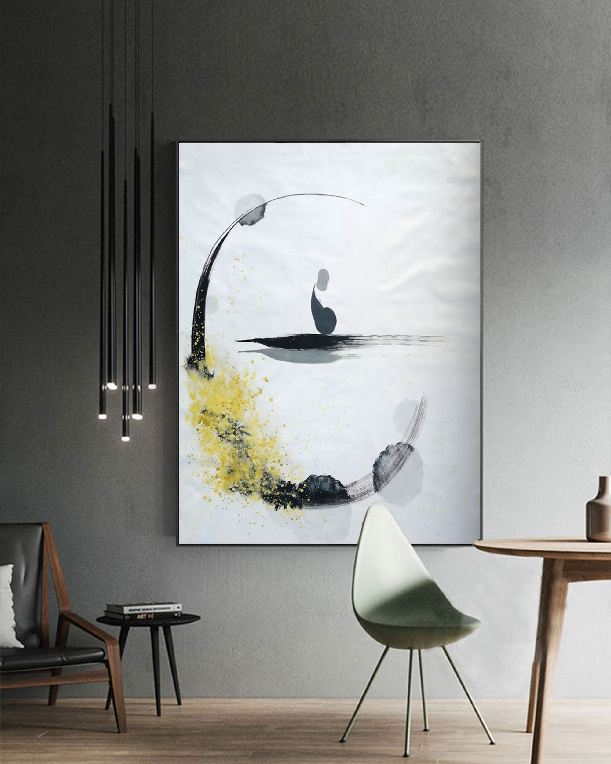 Large oil painting on canvas white painting modern abstract Etsy