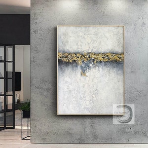 gold painting large abstract canvas art rich textured wall art original abstract painting modern abstract wall art contemporary art E54