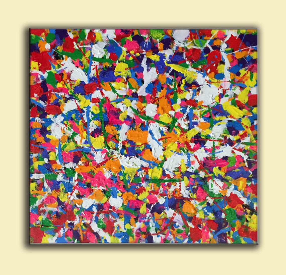 Large Canvas Wall Art Modern Canvas Wall Art Handpainted Etsy