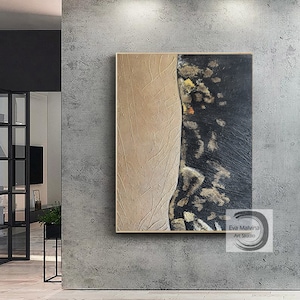 rich textured wall art, original abstract oil painting, large abstract canvas art, handmade wall art, oversized wall art on canvas E120