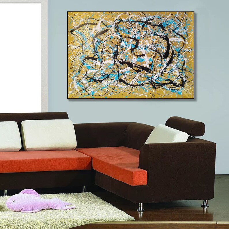 Modern Abstract Painting Original, Large Canvas Art Abstract, Large ...