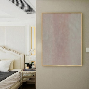 large abstract painting original on canvas, pink abstract painting, oversized abstract wall art, large canvas wall art, textured art EM236