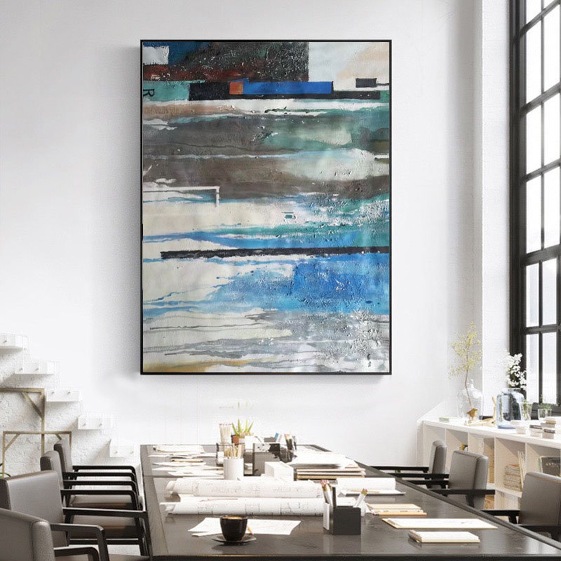 Original Abstract Painting Modern Wall Art Large Abstract - Etsy