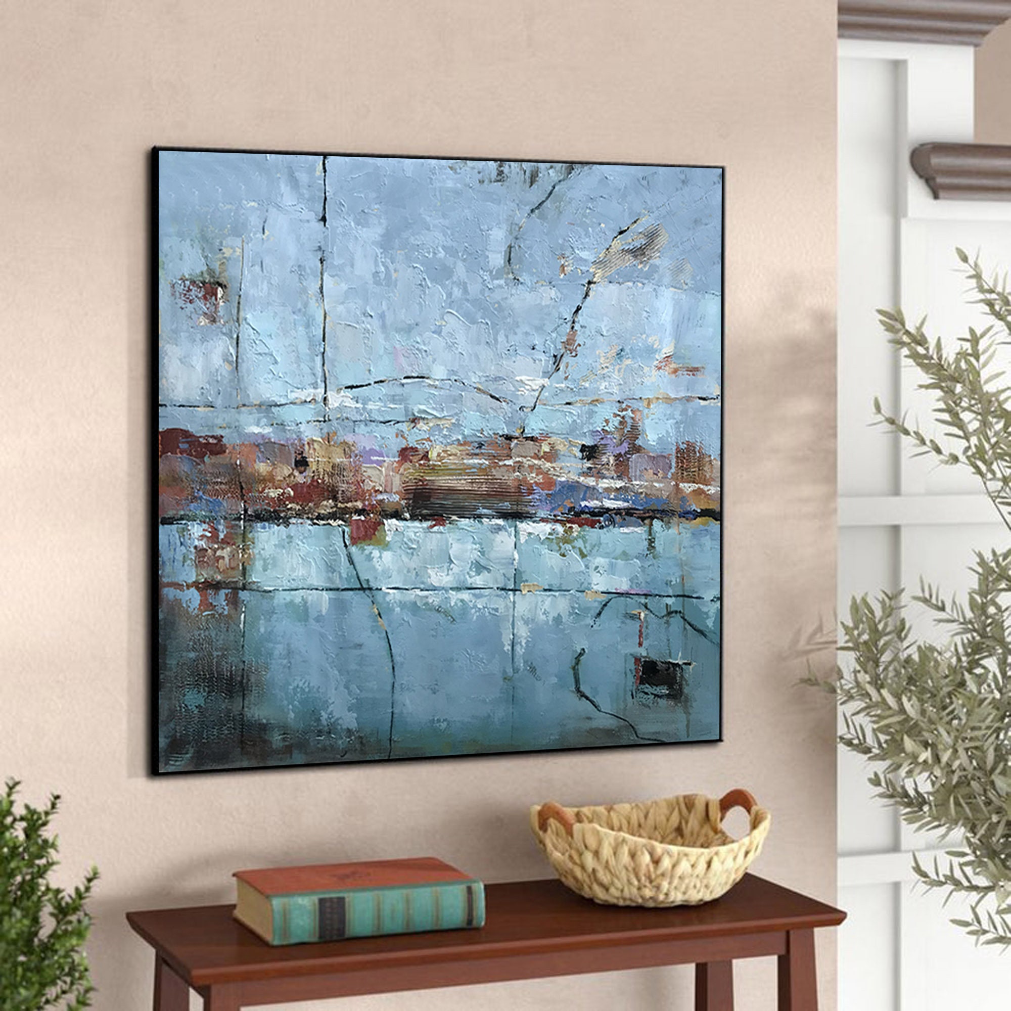 Modern Abstract Painting on Canvas Original Extra Large Wall Etsy