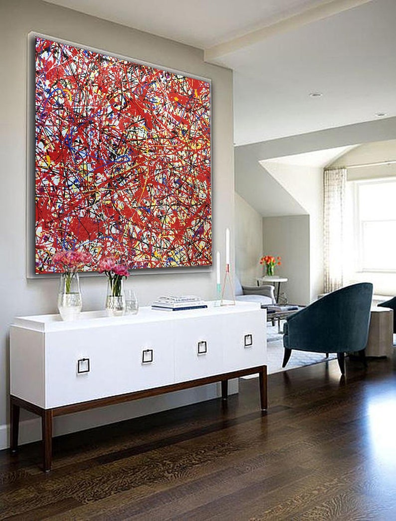 Large Abstract Art Original Abstract Paintings for Sale Etsy