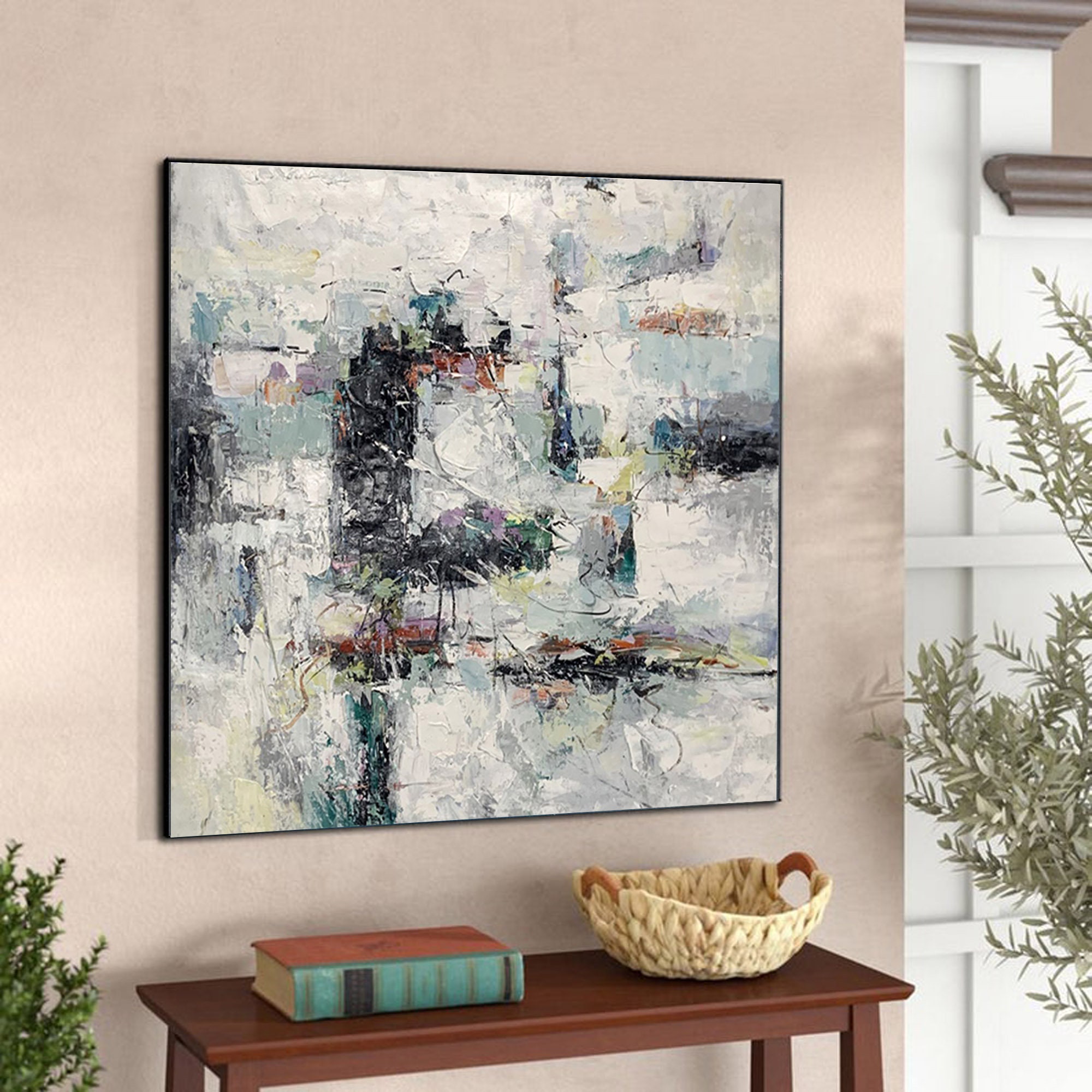 Large Canvas Wall Art Abstract Painting Original Large Extra - Etsy