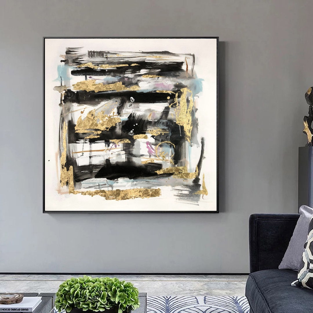 Modern Abstract Painting on Canvas Original, Extra Large Wall Art ...