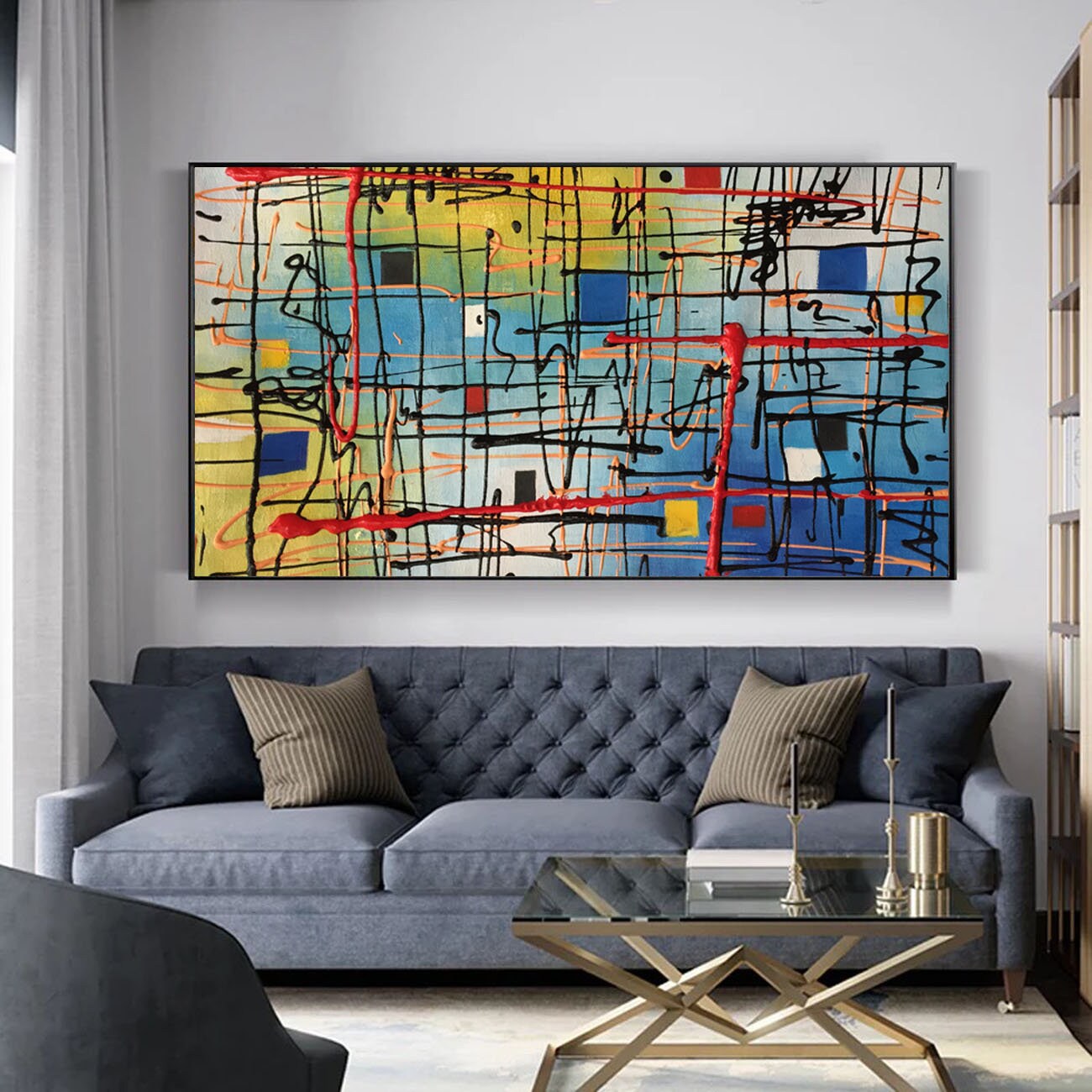 Modern Abstract Art Paintings Abstract Acrylic Painting Etsy Il Fullxfull.1549975264 Q2mr