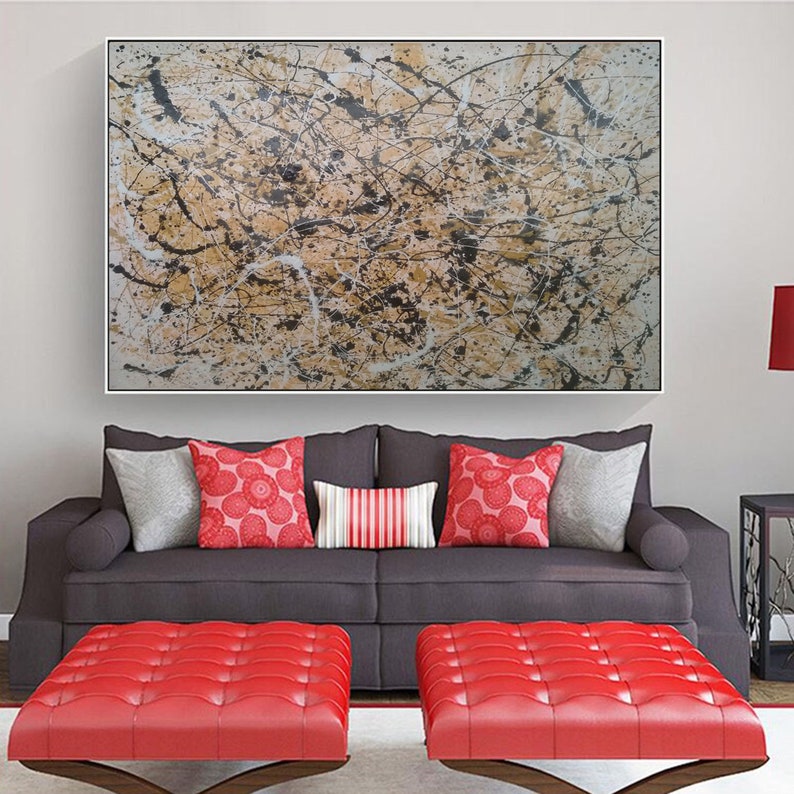 Large Oil Painting Abstract Extra Large Wall Art Big Canvas Etsy