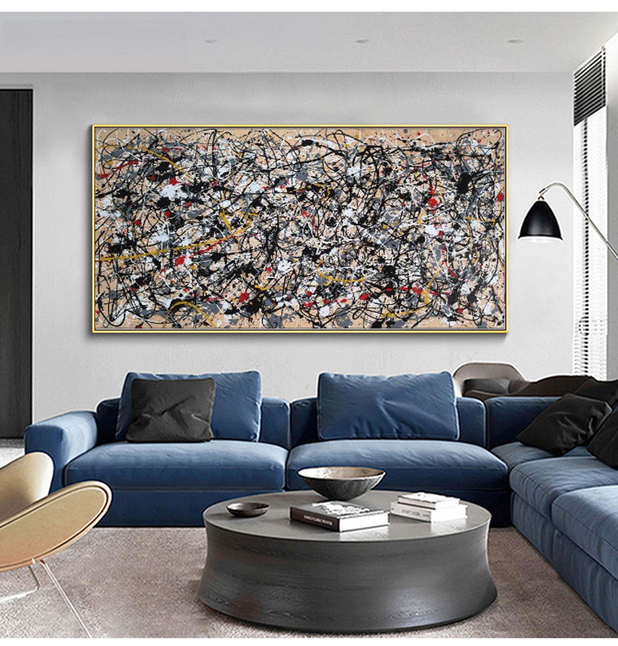 絵画 840 油絵/抽象画風/樹皮/パターン/P15号 Amazon｜大きくてカラフルな抽象絵画スプラッタドリップペインティング