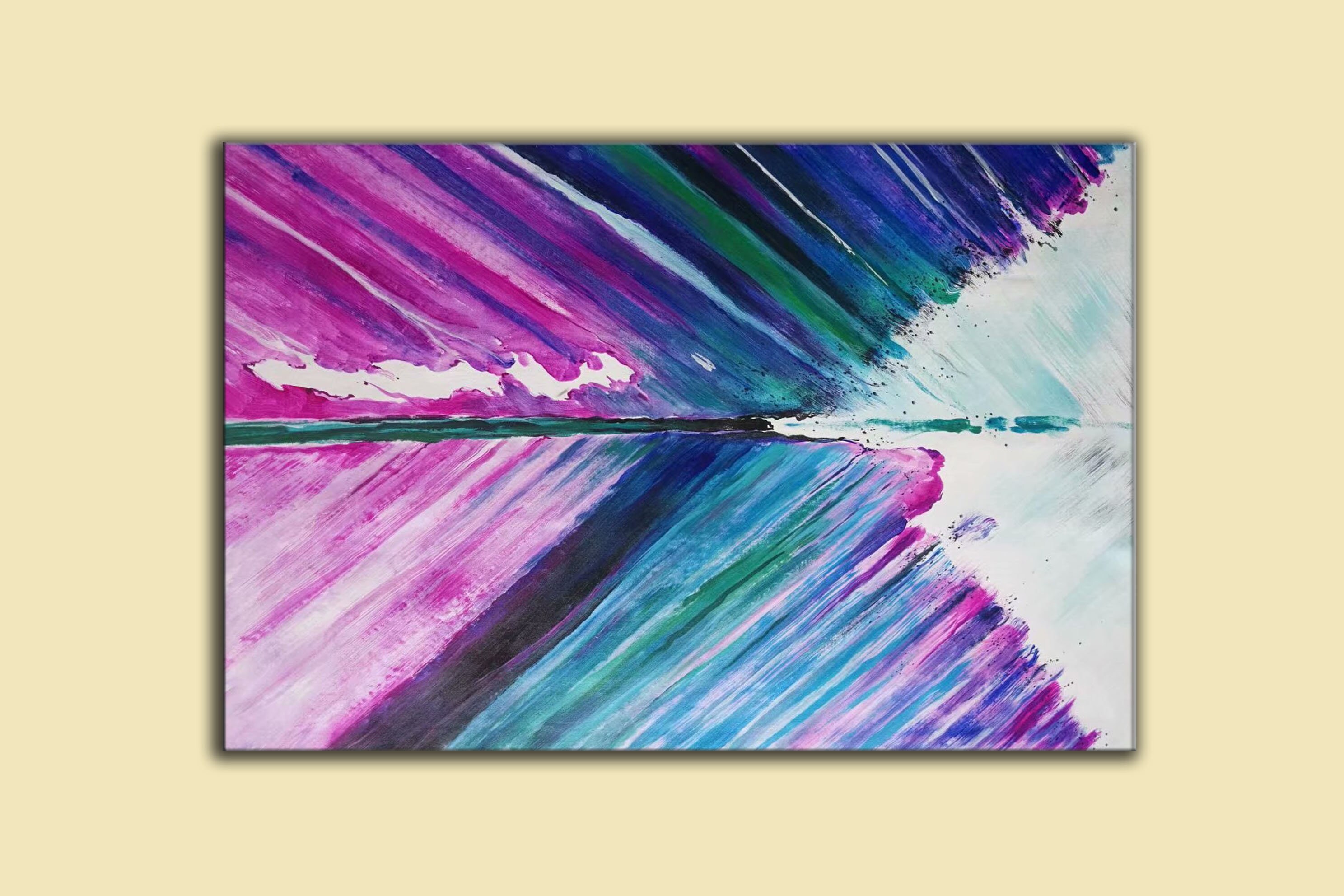 Oversized Wall Art Large Abstract Oil Painting on Canvas Etsy