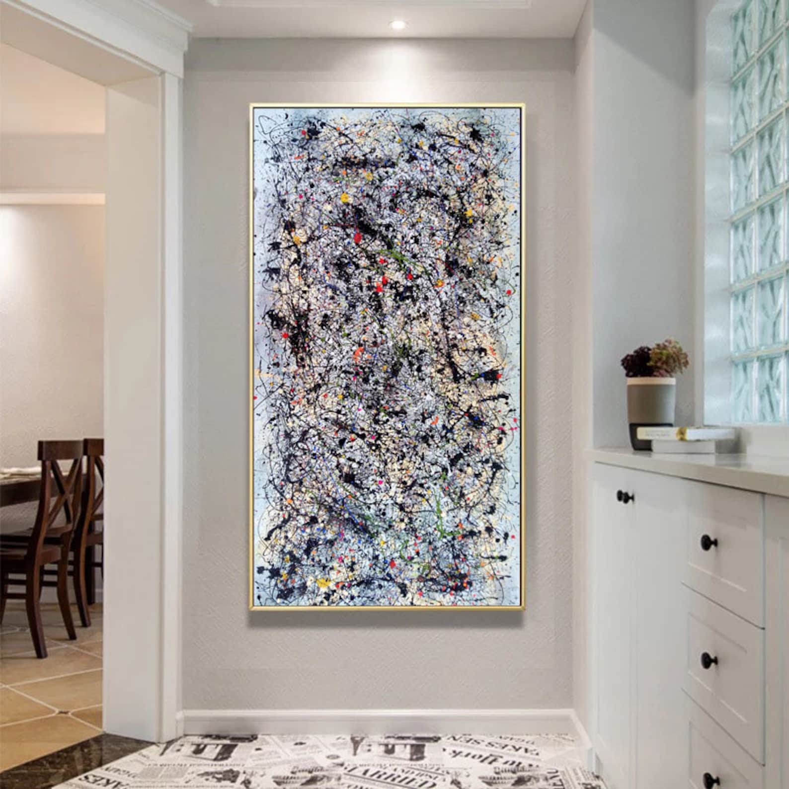 Large Canvas Art Abstract Living Room Wall Art Large - Etsy