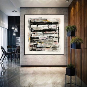 original wall art, large abstract painting, original canvas art, gold painting, living room wall art, modern abstract art on canvas EM79