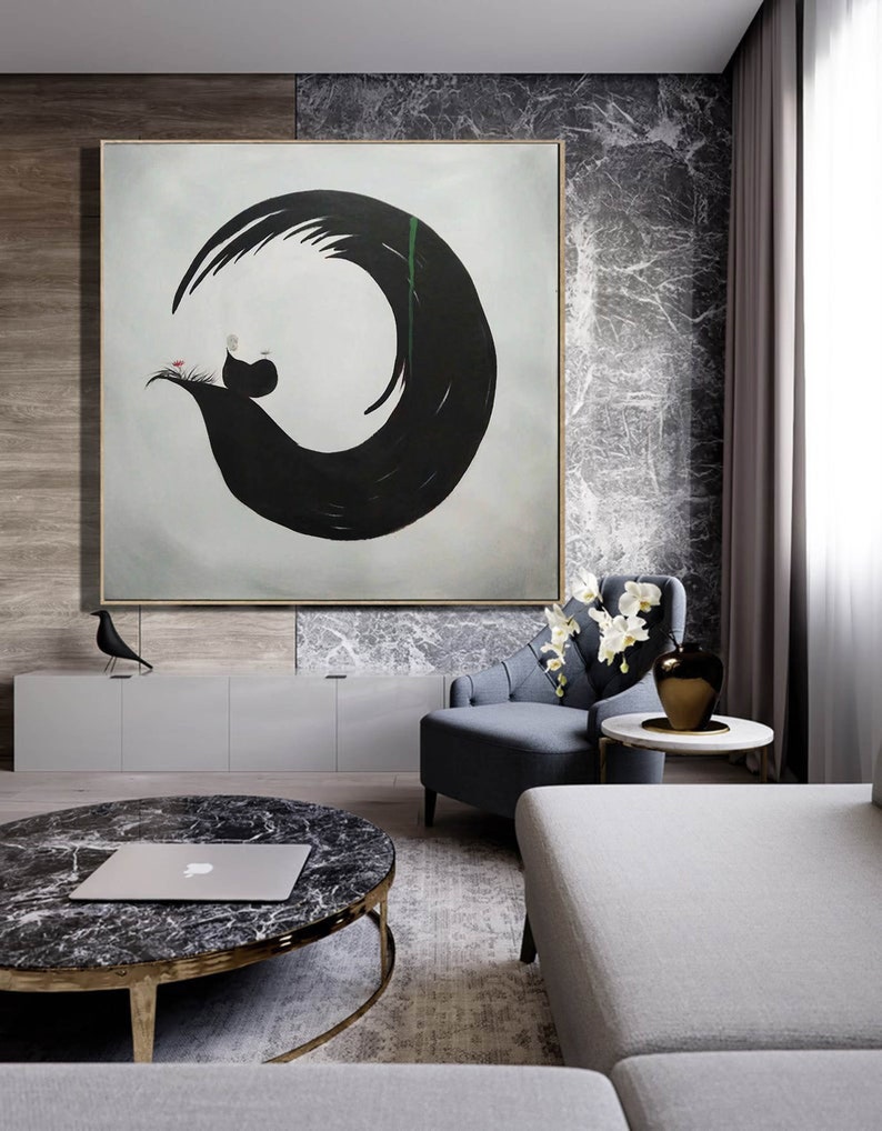 Large Canvas Wall Art, Monk Painting, Original Oil Painting on Canvas ...