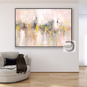 original wall art painting, large abstract painting on canvas, living room wall art, handmade canvas art, oversized wall art abstract E105