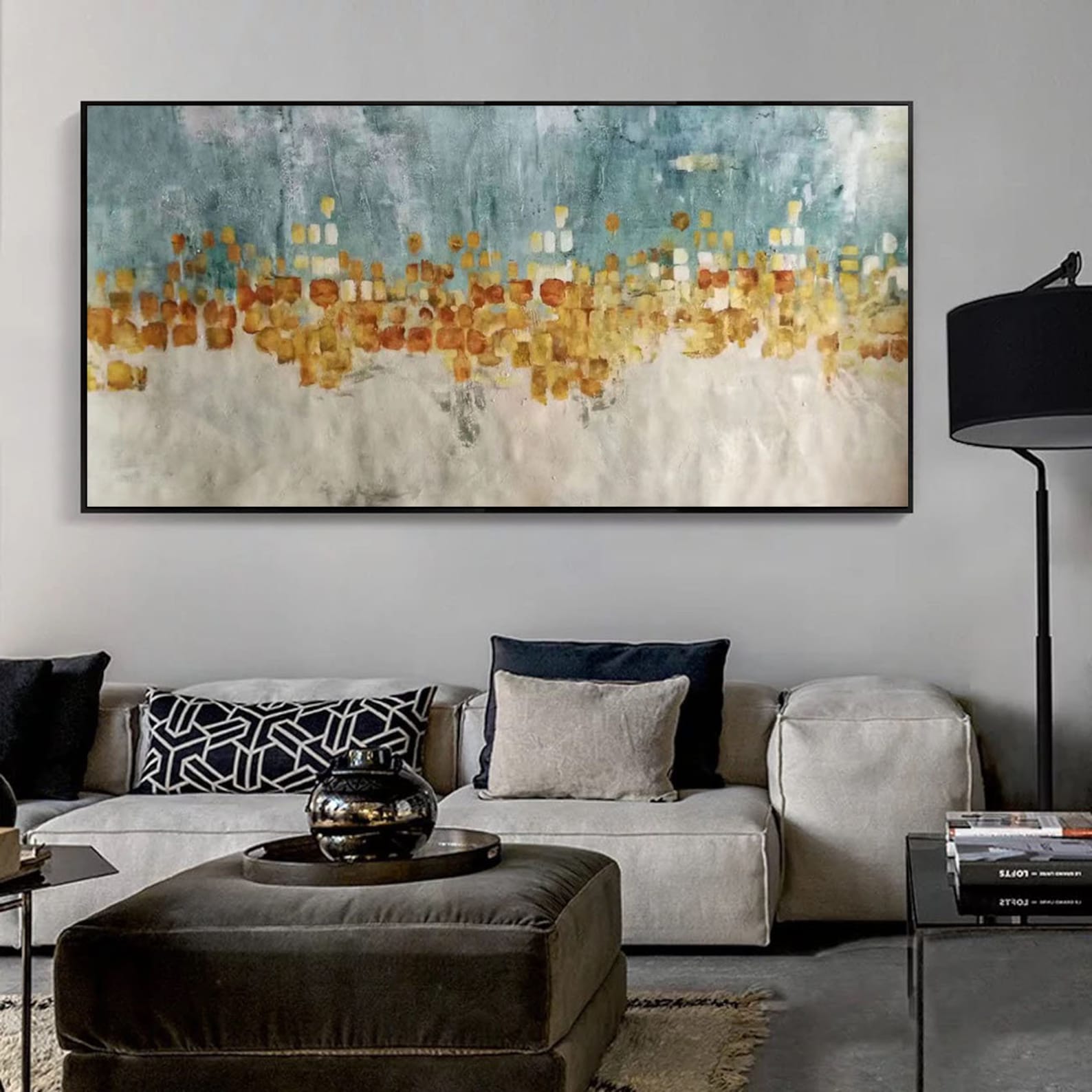 Abstract Oil Painting Oil Painting Living Room wall art Etsy
