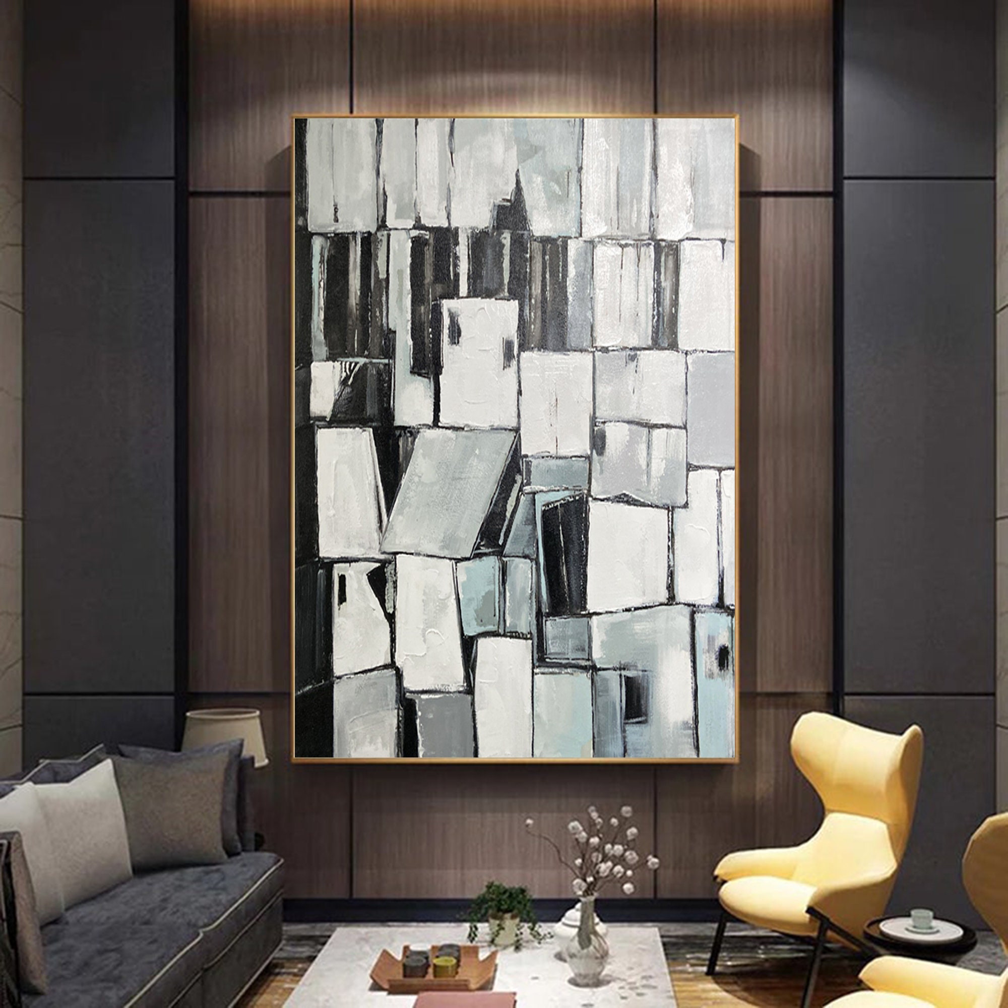 Extra Large Canvas Art Textured Wall Art Abstract Original | Etsy