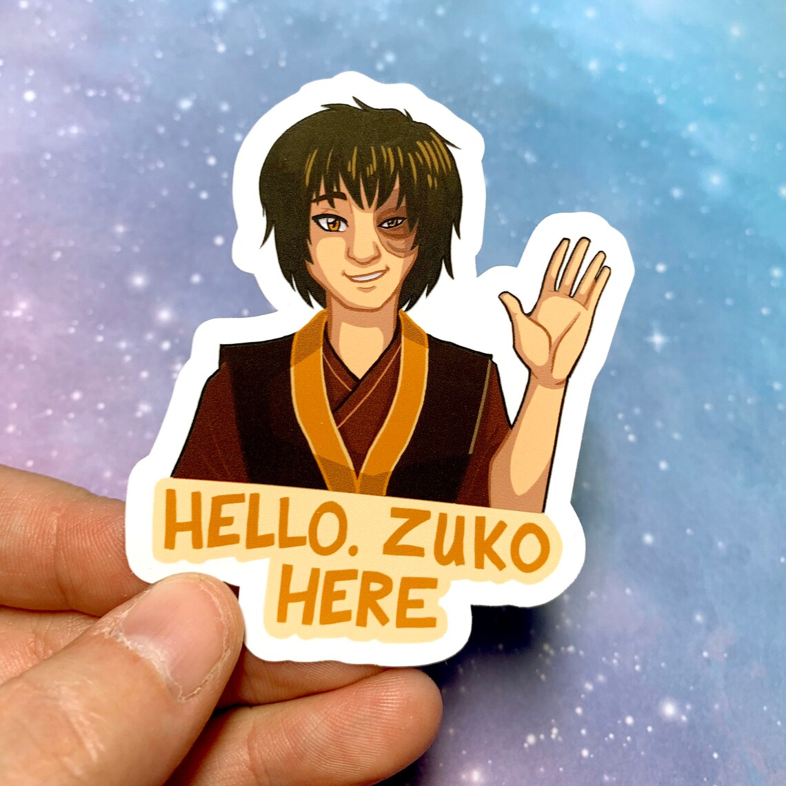 ATLA Prince Zuko Quote Stickers Weatherproof Matte Vinyl Etsy